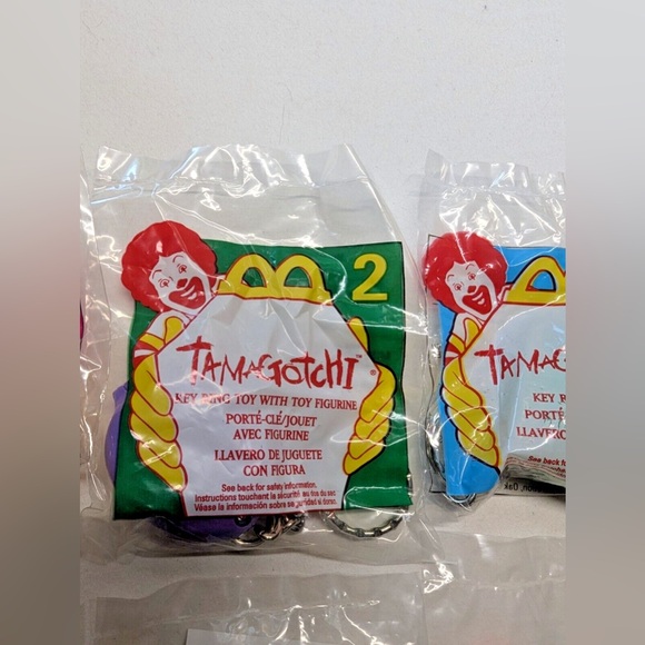 1998 TAMAGOTCHI KEYCHAIN MCDONALDS HAPPY MEAL TOYS 1-8 Bundle - Picture 5 of 11